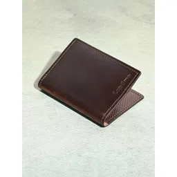 Louis Stitch Men Handcrafted Spanish Leather Three Compartment Wallet for Men image 1