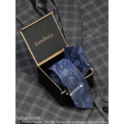 LOUIS STITCH Men Italian Silk Necktie Accessory Gift Set-picture-23