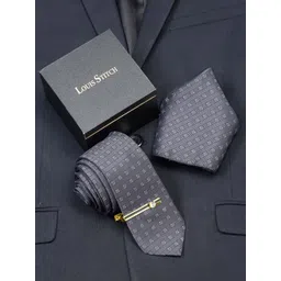 LOUIS STITCH Men Italian Silk Necktie Accessory Gift Set-picture-25