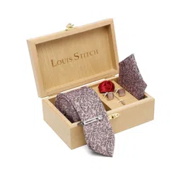 LOUIS STITCH Men Italian Silk Necktie Accessory Gift Set-picture-33