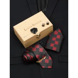 LOUIS STITCH Men Italian Silk Necktie Accessory Gift Set-picture-42