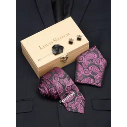 LOUIS STITCH Men Italian Silk Necktie Accessory Gift Set-picture-36