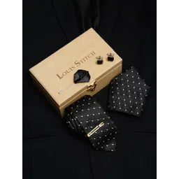 LOUIS STITCH Men Italian Silk Necktie Accessory Gift Set-picture-31