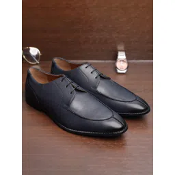 LOUIS STITCH Men Leatherette Derby Formal Shoes-picture-34