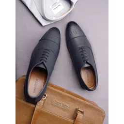 LOUIS STITCH Men Leatherette Derby Formal Shoes-picture-46