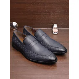 LOUIS STITCH Men Leatherette Formal Slip On Shoes Moccasins-picture-12
