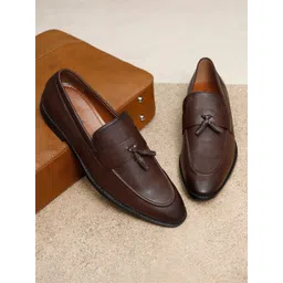 louis stitch Men Leatherette Formal Slip On Shoes Tassel Moccasins-picture-35