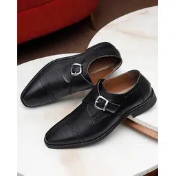 louis stitch Men Monks with leather upper-picture-17