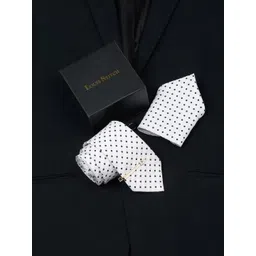 LOUIS STITCH Men Printed Italian Silk Necktie Accessory Gift Set-picture-36