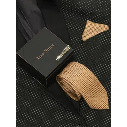 LOUIS STITCH Men Silk Printed Necktie Accessory Gift Set-picture-22