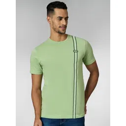 LOUIS STITCH Men Super Combed Cotton Striped Round Neck T-shirt-picture-36