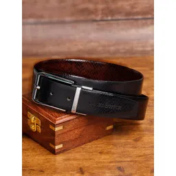 LOUIS STITCH Men Textured Leather Reversible Formal Belt-picture-24