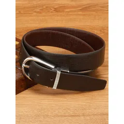 LOUIS STITCH Men Textured Leather Reversible Formal Belt-picture-42