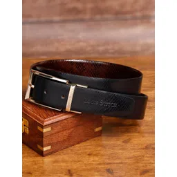 LOUIS STITCH Men Textured Leather Reversible Formal Belt-picture-21