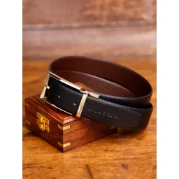 LOUIS STITCH Men Textured Leather Reversible Formal Belt-picture-22