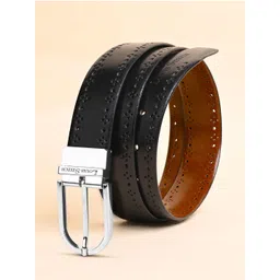 LOUIS STITCH Men Textured Leather Reversible Formal Belt-picture-40