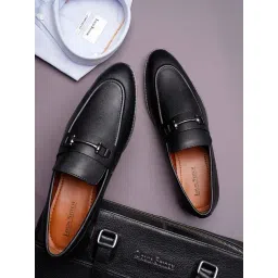 Louis Stitch Men's Black Formal Loafers-picture-28