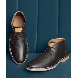 louis stitch Men's Black Italian Milled Leather Stitch Down Chukka Style Desert Boots 11 UK Boots For Men-picture-13