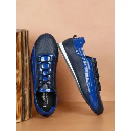Louis Stitch Men's Brazilian Blue Casual Sneakers-picture-23
