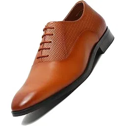 louis stitch Men's British Tan Derby Formal Shoes Handmade Italian Leather Shoes for Men (EUPLDYTN) (Size- 7 UK)-picture-15