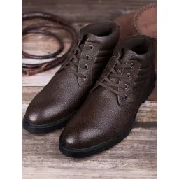 Louis Stitch Men's Brown Derby Boots-picture-14