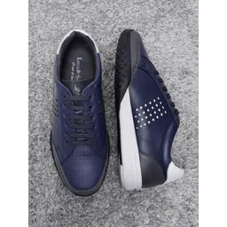 LOUIS STITCH Men's Casual Side Punch Blue Sneakers-picture-17