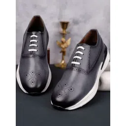 Louis Stitch Men's Dutch Grey Brogue Shoes-picture-11