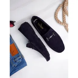 Louis Stitch Men's Federal Blue Casual Loafers-picture-31