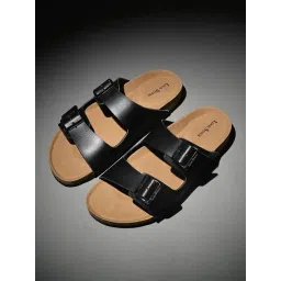 Louis Stitch Men's Jet Black Casual Sandals-picture-40