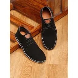 Louis Stitch Men's Jet Black Chukka Boots-picture-33