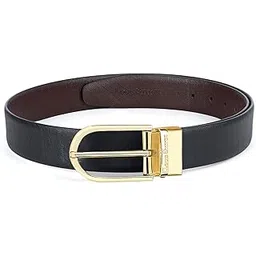 louis stitch Men's Leather Belt Reversible Leather Belt for Men Black & Brown (Italy_NJ) | Premium Collection-picture-24