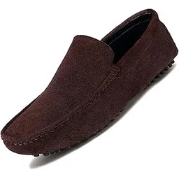 louis stitch Men's Loafers Casual Shoes | Italian Suede Leather Moccasins | Slip-On for Business, Formal, Parties, Everyday Wear (LSITSUPBB)-picture-46