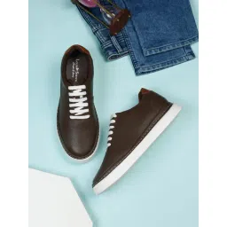 Louis Stitch Men's Mexican Brown Casual Sneakers-picture-37