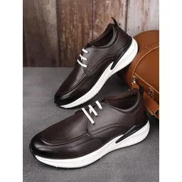 LOUIS STITCH Men's Mexican Brown Leatherette Fashion Sneaker Cushioned Casual Shoes-picture-32