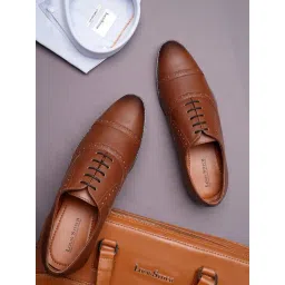 Louis Stitch Men's Tan Oxford Shoes-picture-29