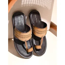 Louis Stitch Men's Tan Toe Ring Sandals-picture-36