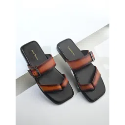 Louis Stitch Men's Tan Toe Ring Sandals-picture-41