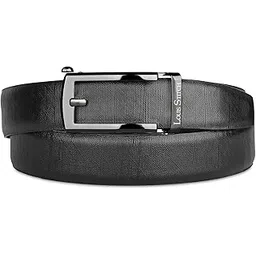 louis stitch Premium VT Leather Men's Auto Lock Belt | No Holes Belts for Men | Leather Belt for Gents (LSBE-ALNJ-ALRC)-picture-36