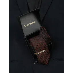 LOUIS STITCH Printed Italian Silk Necktie Accessory Gift Set-picture-15