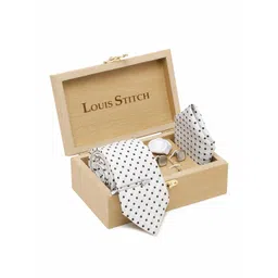 LOUIS STITCH Printed Italian Silk Necktie Accessory Gift Set-picture-10