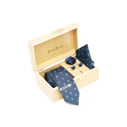LOUIS STITCH Printed Italian Silk Necktie Accessory Gift Set-picture-16