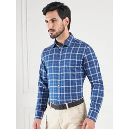 LOUIS STITCH Tartan Checked Formal Cotton Shirt-picture-33
