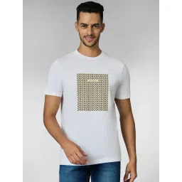 Louis Stitch White Cotton Regular Fit Print T-Shirt-picture-44