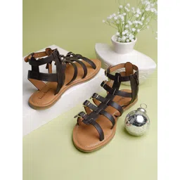 LOUIS STITCH Women Lightweight Gladiator Flats-picture-35