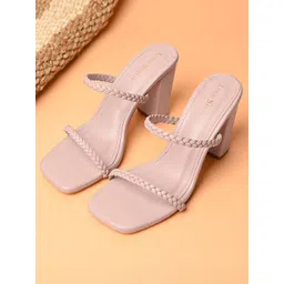 LOUIS STITCH Women Open Toe Block Lightweight Heels-picture-26