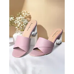 LOUIS STITCH Women Pink Casual Sandals-picture-19