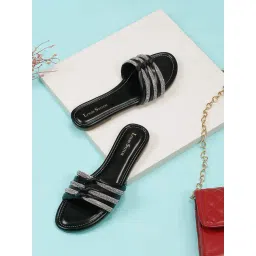 Louis Stitch Women's Black Casual Sandals-picture-20