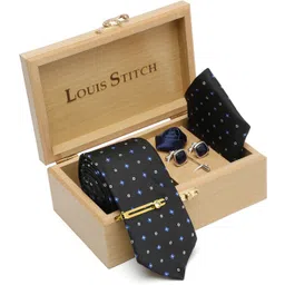 LOUIS STITCH Silk Tie & Cufflink image 5