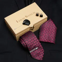 LOUIS STITCH Silk Tie & Cufflink-picture-20
