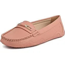 louis stitch Women’s Premium Slip-On Loafers | Elegant Solid Slip-On Comfort Shoes for Casual and Formal Wear | Slip-On Loafer Shoes for Women | LSLD-BLR-HS03 image 1